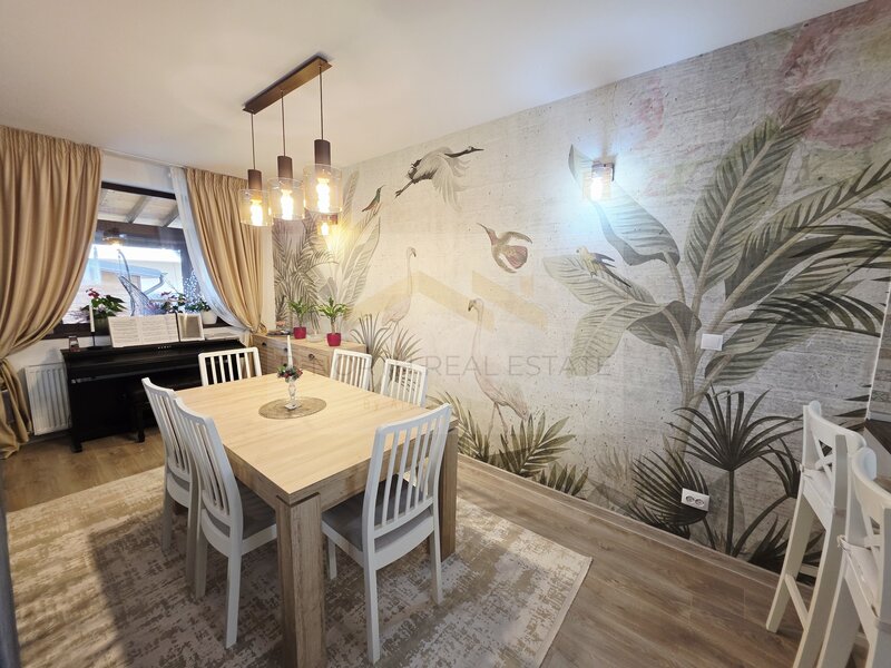Complex Paladin, Corbeanca, 4 camere de inchiriat, mobilat complet, terasa.
