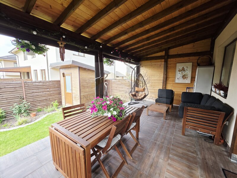 Complex Paladin, Corbeanca, 4 camere de inchiriat, mobilat complet, terasa.